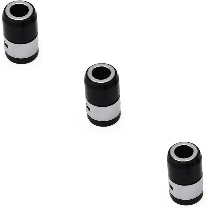 Set 3 Biti de surubelnita, WEITARI, Otel, 21 mm, Argintiu/Negru