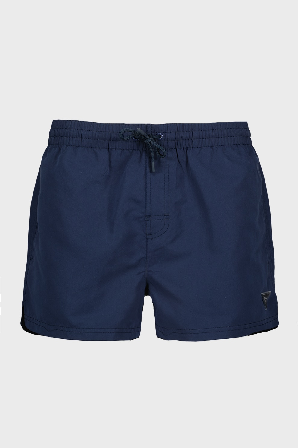 DeFacto, Pantaloni scurti de baie cu talie ajustabila, Albastru