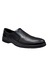 Pantofi barbati casual, din piele naturala, cu elastic, Negru, PH350ELN Marimea 44