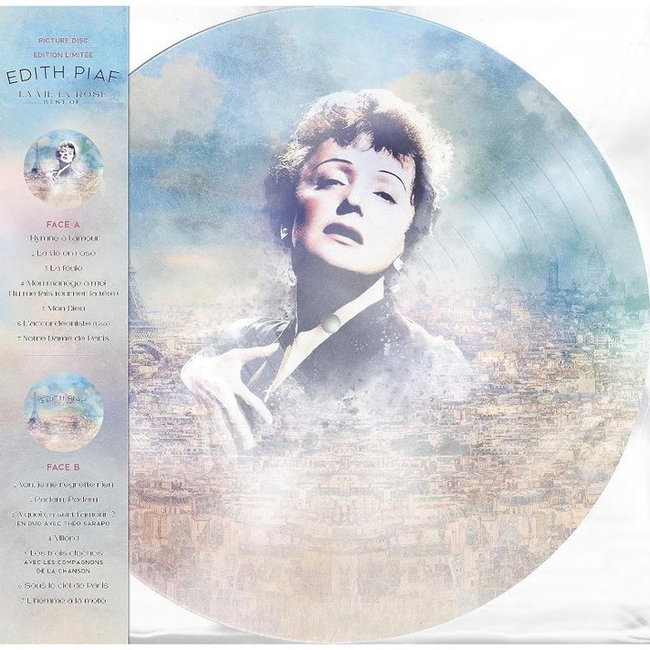 Edith Piaf - La Vie En Rose - Best Of, Picture Disc 2023 - LP