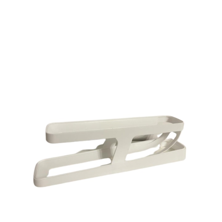 Поставка органайзер за яйца, капацитет 14 яйца, бял, 35.8 см