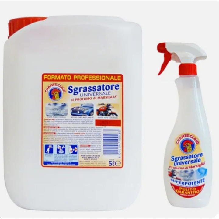 Degresant Universal Cu parfum de Marsilia Chanteclair 5l +Degresant universal Chanteclair Spray cu Marsilia 600 ml