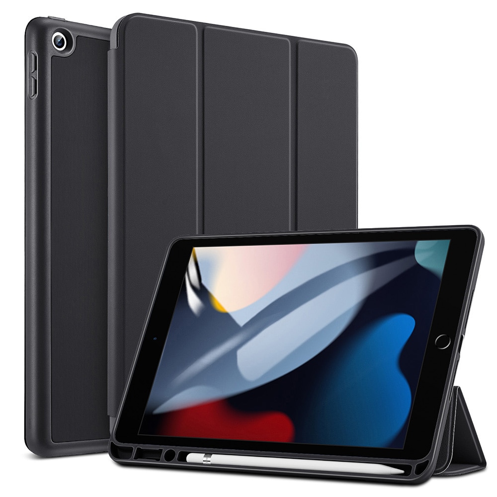 Husa pentru iPad 10.2" 2019/2020/2021, Rebound Pencil, X69, Black