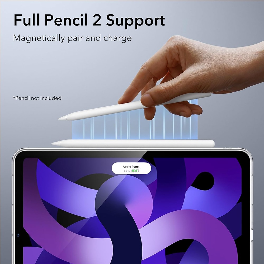 Husa ESR Project Zero compatibila cu iPad Air 4 (2020) / Air 5 (2022) / Air 6 (2024) Frosted Black