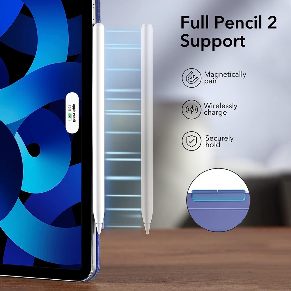 Husa de protectie tableta ESR, Rebound Magnetic compatibila cu Apple iPad Pro 11 2018/Apple iPad Air 4/5, 2020/2022, Mov