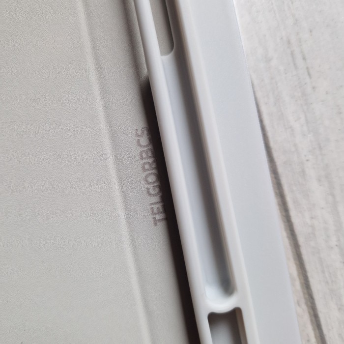 Husa Smart Cover compatibila cu Samsung Galaxy Tab S10 Plus 12.4inch, Slot Pen, Gri, TELGORBCS