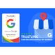 Card Recenzii Google TrustLink, Scanare Usoara cu Telefonul, NFC, QR Code, Link Modificabil, Dashboard cu Analytics Live, Rapoarte