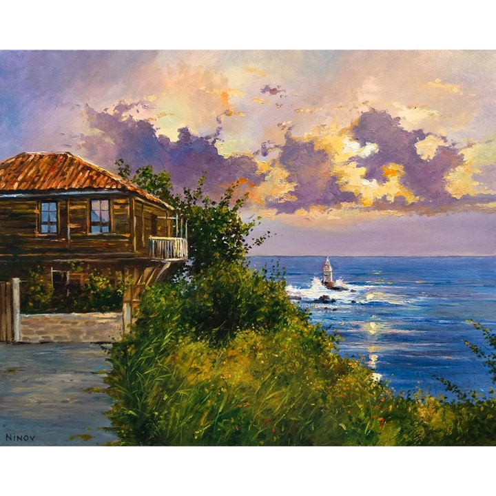 Рисуване по номера ITA ART, Ахтопол, 40х50см, Многоцветен