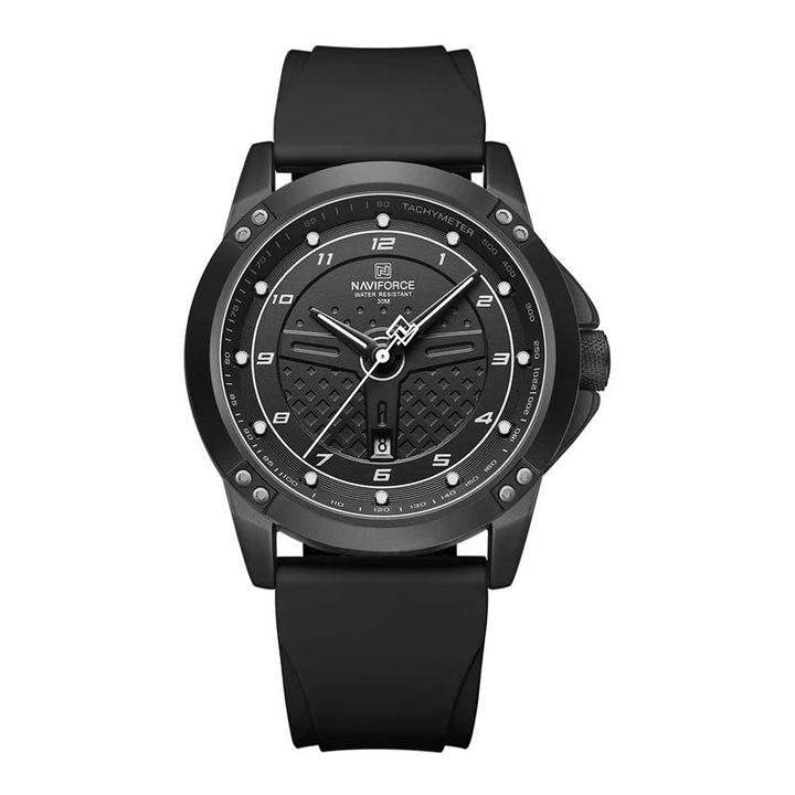 Мъжки ръчен часовник Naviforce, черен, кварц