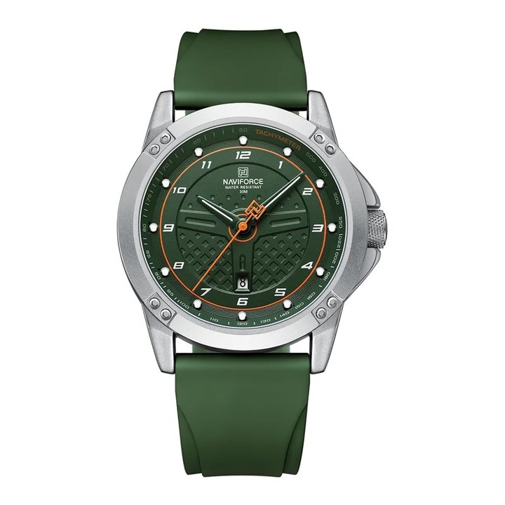 Мъжки ръчен часовник Naviforce Chronograph Ежедневен моден спортен кварцов аналогов военен стил Army Green