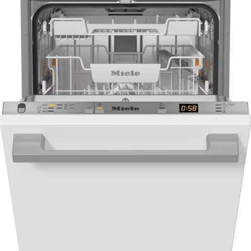 Masina de spalat vase incorporabila Miele G 5590 SCVi SL ED Active, 9 seturi, 5 programe, Clasa E, QuickPowerWash, 45 cm, Alb