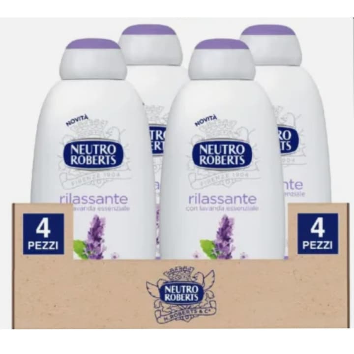 4 db-os Neutro Roberts levendula tusfürdő szett 600 ml