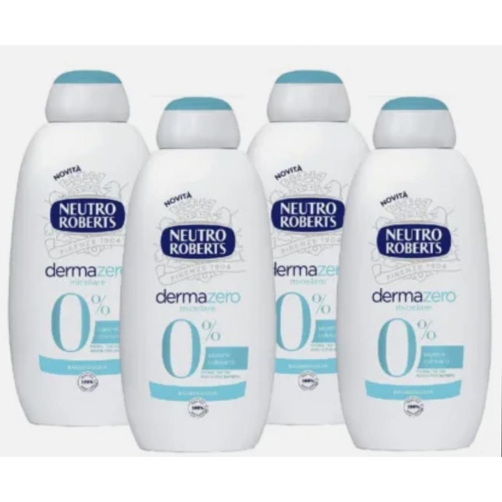 4 db-os Neutro Roberts micellás tusfürdő szett intoleráns bőrre 450 ml