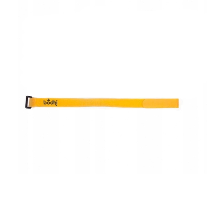 Curea de covor de fitness, Bodhi Yoga, elastic, galben