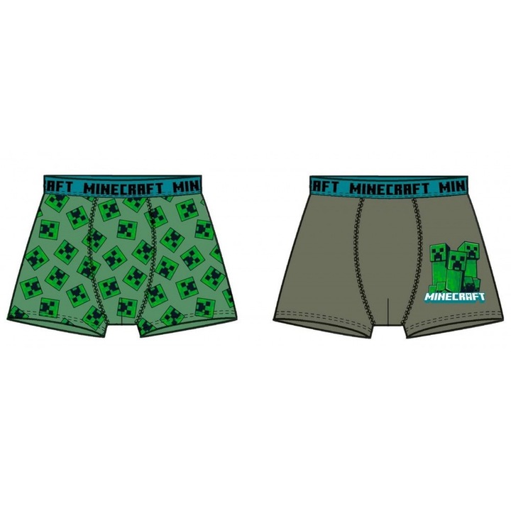 Minecraft gyerek boxeralsó mobok 2 db-os 12év