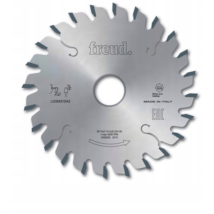 Disc fierastrau, Freud, Titan/Carbura, 120 x 20 x 24 mm