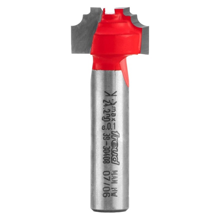 Freza, Freud, 12,70 mm, Gri/Rosu