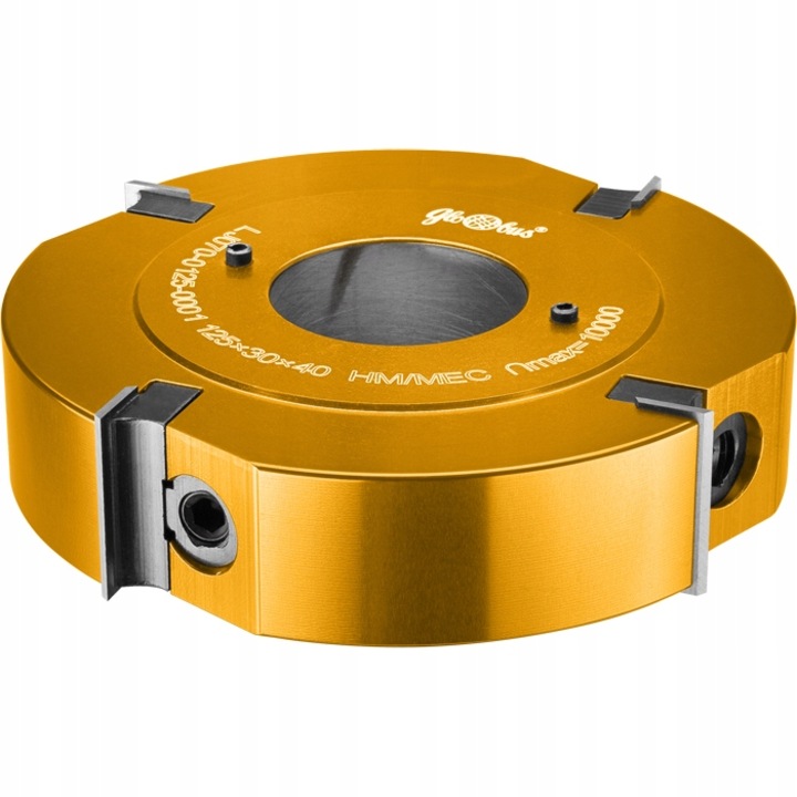 Cap de freza Globus, 125x40x4Z, aluminiu, 30mm, pentru frezare