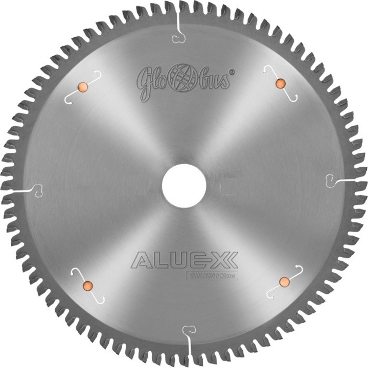 Disc pentru aluminiu/PVC, Globus, Carbura, 250x30x80Z /-5°neg