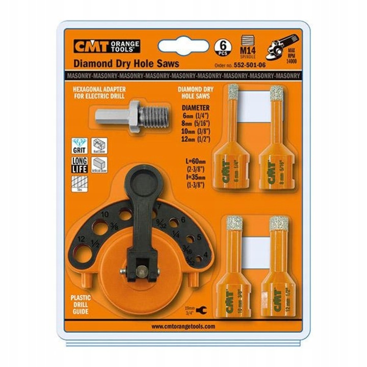 Set de foraj CMT DIA/piatra/piatra/granit pentru Flex