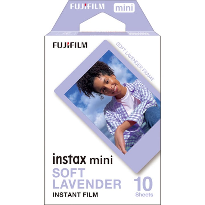 Филм за инстантни снимки Fujiflm Instax Mini Soft Lavender 1x10
