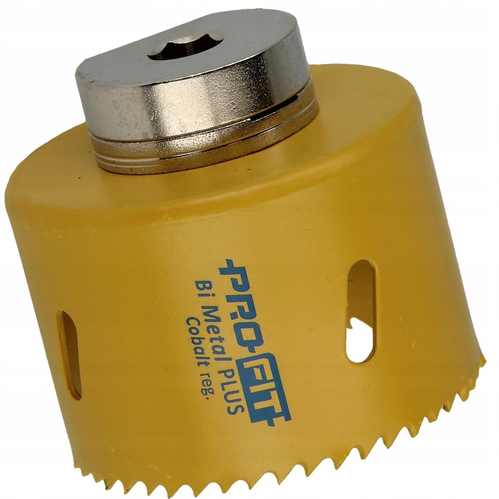 Carota, ProFit, HSS / Kobalt, BIMETAL PLUS, Pentru metal si aluminiu, Dreapta, 64 x 38 mm