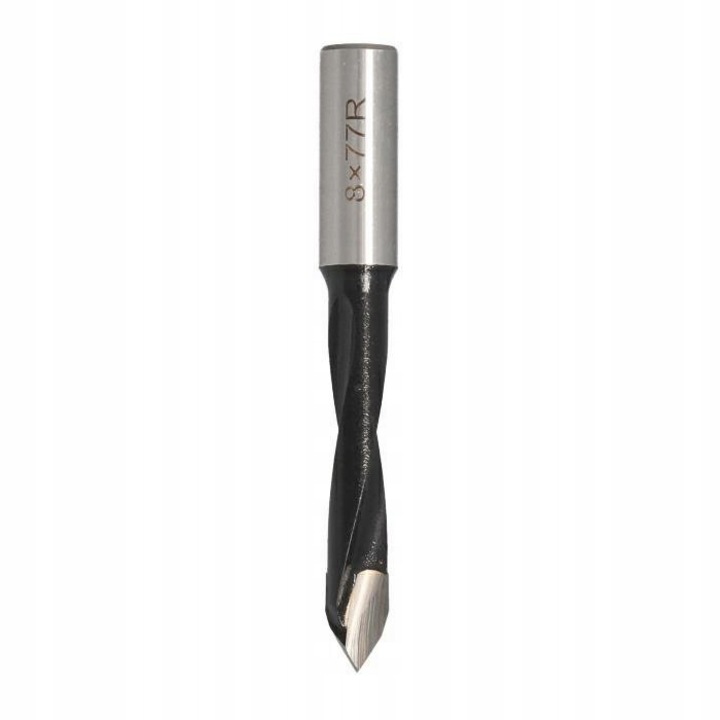 Burghiu pentru gauri traversante, Ita Tools, Standard HM/dreapta, D8/I44/L77/S10 mm, Otel
