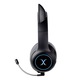 Casti gaming wireless, FoxXray HAB-10 DazzleCat BK, pliabile, urechi de pisica iluminate RGB, Negru