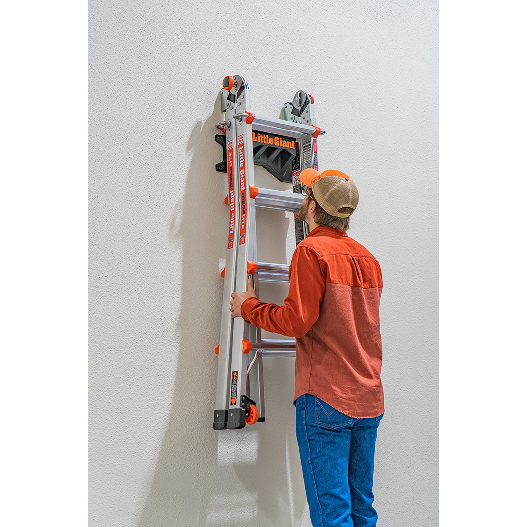 Стойка за стена Little Giant Ladder Systems Wall Rack 15097, за стълби ...