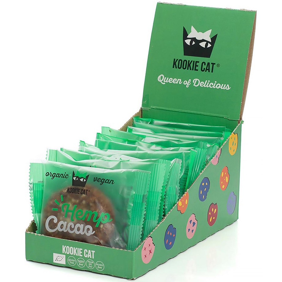 Cookie Hemp & Cacao 12x50g Kookie Cat - SET1