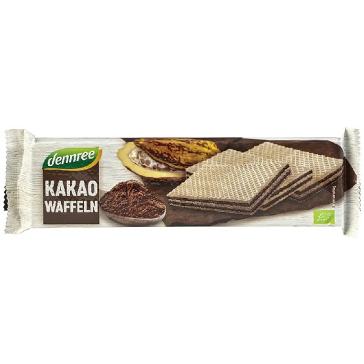 Bio Napolitana cu Cacao Dennree 125 g