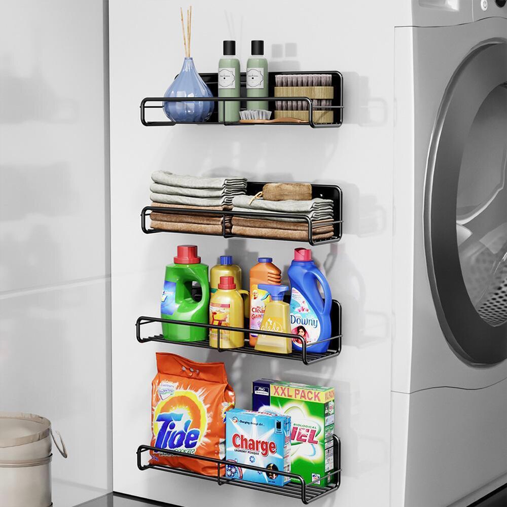 Set 2 rafturi magnetice, Quasar & Co.®, 5 carlige, pretabil condimente ...