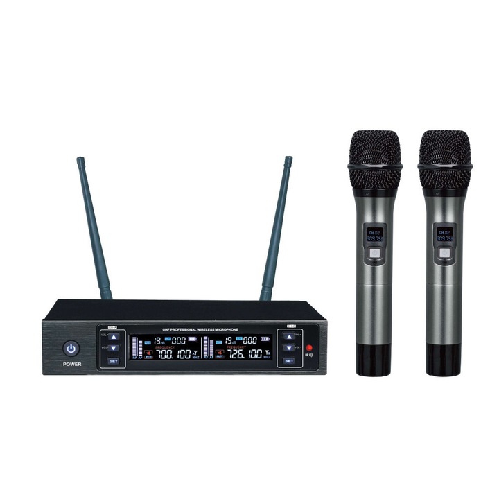 Microfoane wireless UHF DIVA SP20, Receptor, 2 buc. microfoane