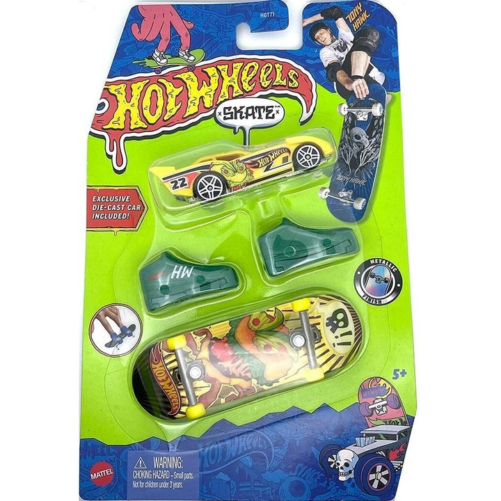Hot Wheels autó és kiegészítő készlet, Mattel, többszínű