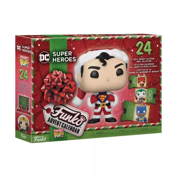Комплект от 24 фигурки Advent Calendar DC Super Heroes, FunKo