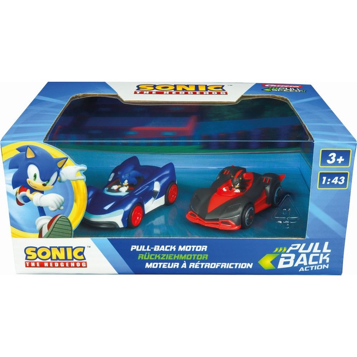 Комплект кола, Carrera Pull Speed: Team Sonic Racing, 3 години+
