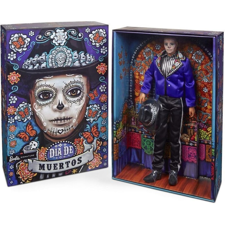 Фигура, Mattel Barbie: Подпис - Ken Dia De Muertos