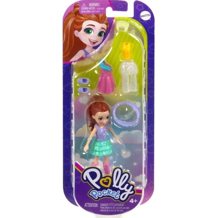 Кукла Mattel, Polly Pocket, 4+ години, Многоцветен