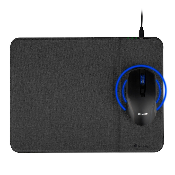 Mouse, iluminare rece, 3500 dpi, 4 viteze reglabile, design ergonomic, taste multifunctionale, port USB, negru