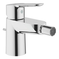 Baterie bideu Grohe BauEdge 23331000, 3/8'', monocomanda, cartus ceramic, evacuare cu tija, marimea S, Crom