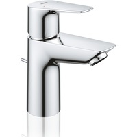 Baterie lavoar Grohe BauEdge 23328001, 3/8'', marimea S, monocomanda, cartus ceramic, evacuare cu tija, crom