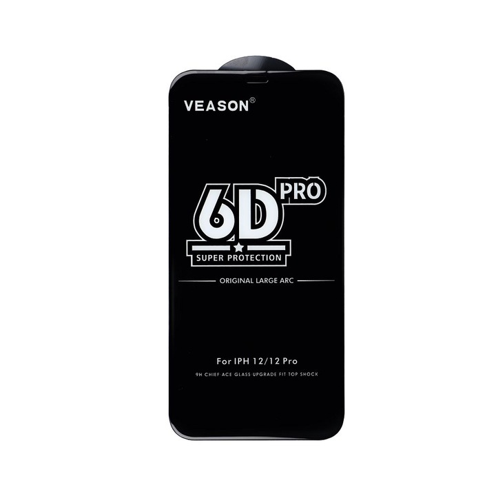 6D Pro Veason Glass - Xiaomi Redmi Note 11 / 11S fekete üvegfólia