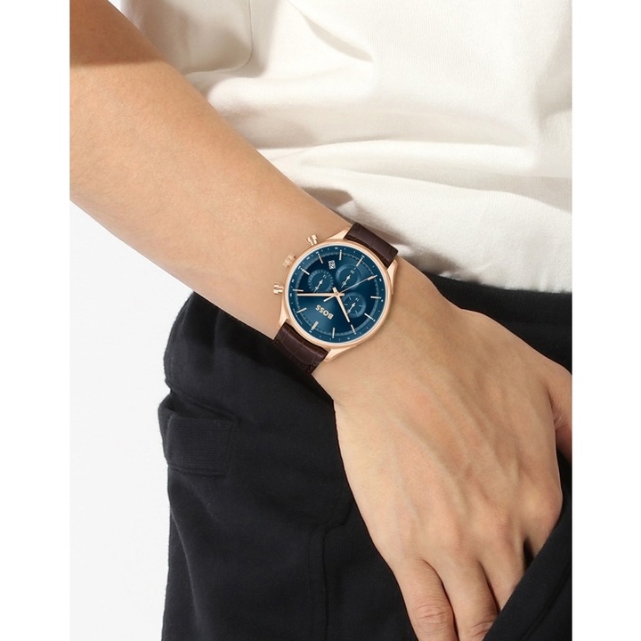 Ceas barbatesc Boss 1514050 Quartz Rose gold