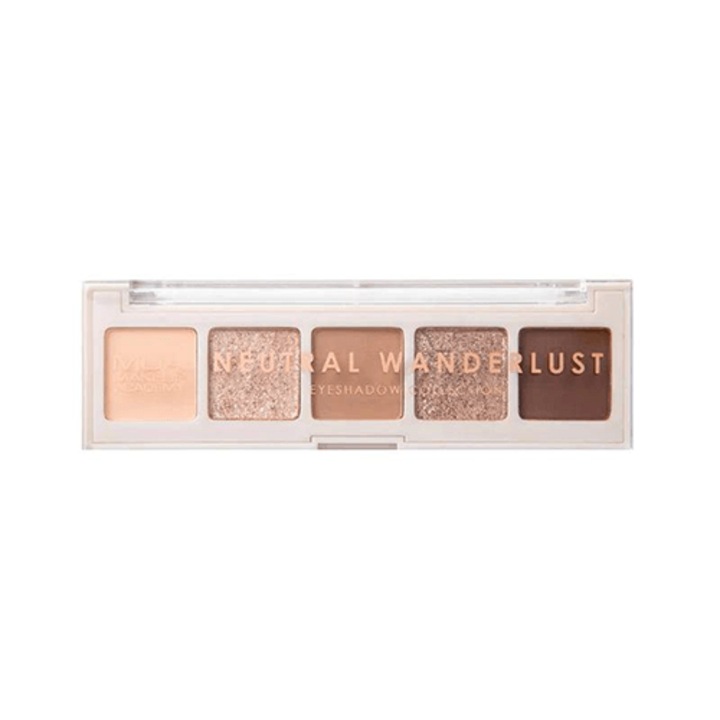 Paleta fard de pleoape, MUA, Mat/Stralucitor, Multicolor
