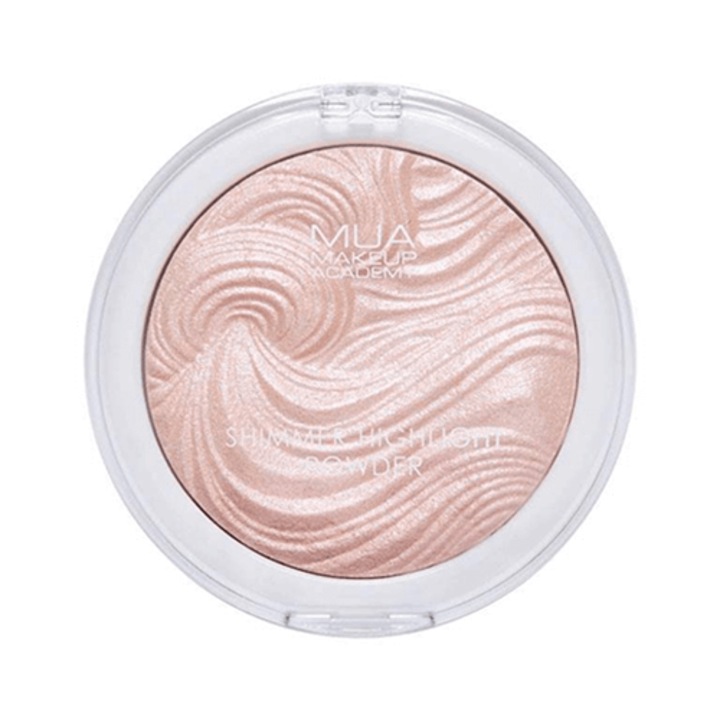 Pudra iluminatoare, MUA, Shimmer Highlight, Roz