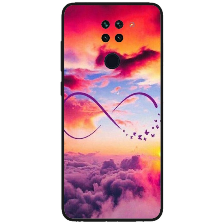 HQPrint custom cover за Xiaomi Redmi Note 9T 5G, модел Bright Infinity, многоцветен, S1D1M0377