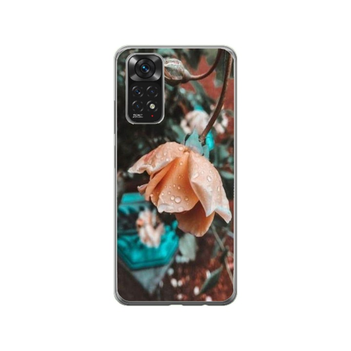 Husa personalizata Swim Case pentru Xiaomi Redmi Note 12 Pro, model Flowers #10, multicolor, S1D1M0149