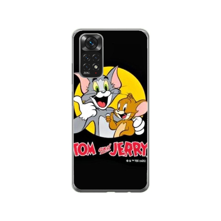 Персонализиран калъф Swim Case за Xiaomi Redmi Note 11 Pro 5G, Том и Джери модел №4, многоцветен, S1D1M0226
