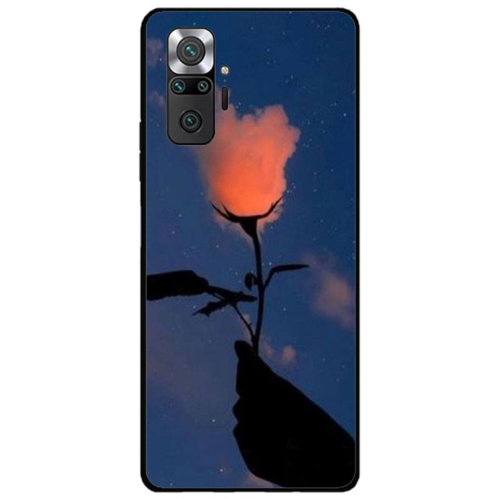 Husa personalizata HQ Print pentru Xiaomi Redmi Note 11 Pro Plus 5G, model Sky Flower, multicolor, S1D1M0159