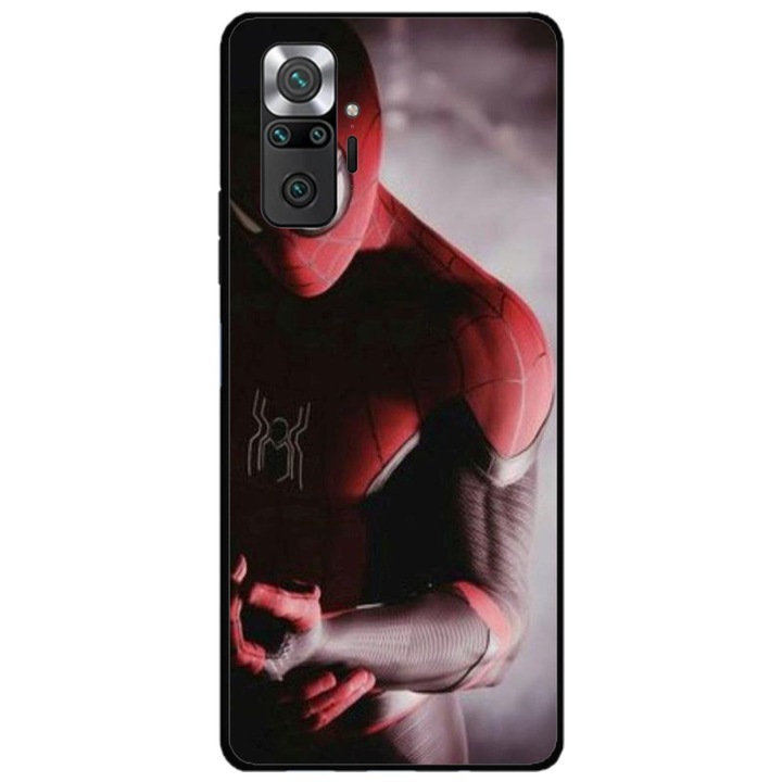 Персонализиран калъф и силиконово фолио за Xiaomi Redmi Note 11 Pro Plus 5G, модел Spiderman #6, многоцветен, S1D1M0172